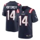 Men's New England Patriots Ty Montgomery Navy Player Game Jersey