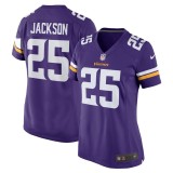 Women's Minnesota Vikings Theo Jackson Purple Home Game Player Jersey