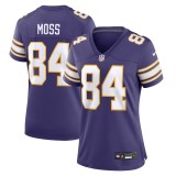 Women's Minnesota Vikings Randy Moss Purple Classic Retired Player Game Jersey