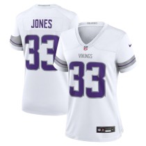 Women's Minnesota Vikings Aaron Jones White Alternate Game Player Jersey
