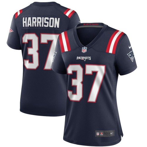 Women's New England Patriots Rodney Harrison Navy Game Retired Player Jersey