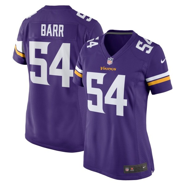 Women's Minnesota Vikings Anthony Barr Purple Team Game Jersey