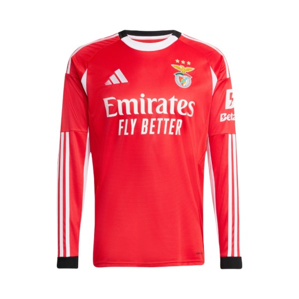 Thai Version Benfica 25/26 Home Long Sleeve Jersey