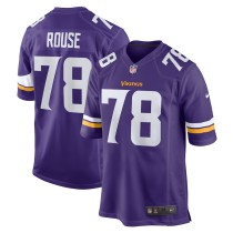 Men's Minnesota Vikings Walter Rouse Purple Game Jersey