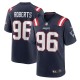 Men's New England Patriots Sam Roberts Navy Game Player Jersey
