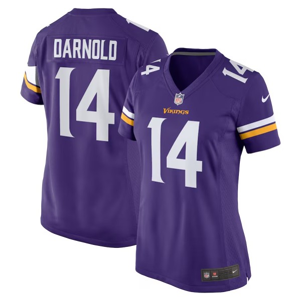 Women's Minnesota Vikings Sam Darnold Purple Team Game Jersey