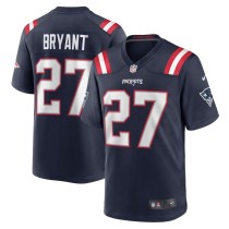 Men's New England Patriots Myles Bryant Navy Game Player Jersey