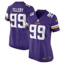 Women's Minnesota Vikings Jerry Tillery Purple Game Jersey