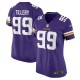 Women's Minnesota Vikings Jerry Tillery Purple Game Jersey
