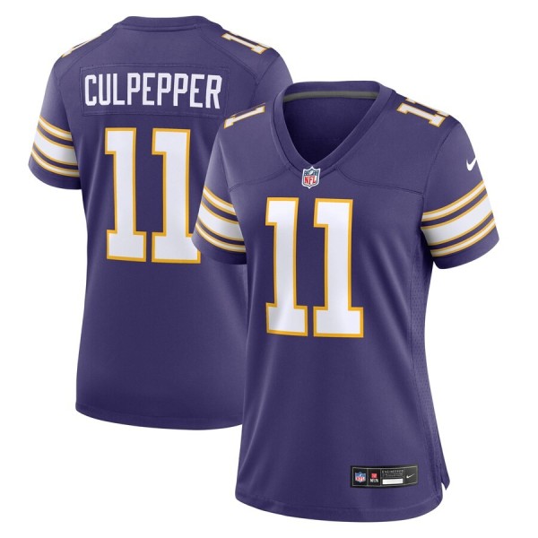 Women's Minnesota Vikings Daunte Culpepper Purple Classic Retired Player Game Jersey