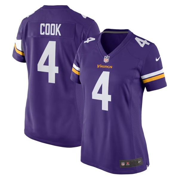 Women's Minnesota Vikings Dalvin Cook Purple Player Jersey