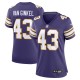 Women's Minnesota Vikings Andrew Van Ginkel Purple Alternate Game Jersey