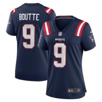 Women's New England Patriots Kayshon Boutte Navy Game Jersey
