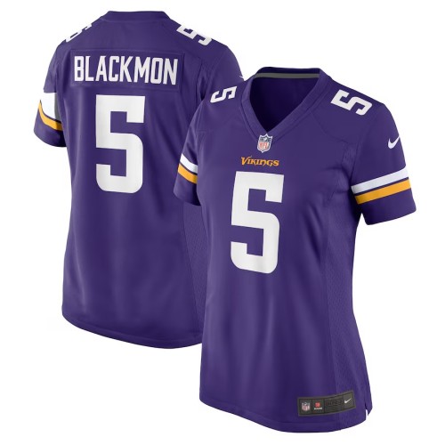 Women's Minnesota Vikings Mekhi Blackmon Purple Game Jersey
