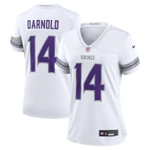 Women's Minnesota Vikings Sam Darnold White Alternate Game Player Jersey