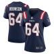 Women's New England Patriots Layden Robinson Navy Game Jersey