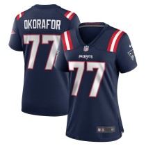 Women's New England Patriots Chukwuma Okorafor Navy Game Jersey