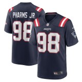 Men's New England Patriots Jeremiah Pharms Jr. Navy Game Jersey