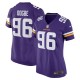 Women's Minnesota Vikings Michael Dogbe Purple Team Game Jersey