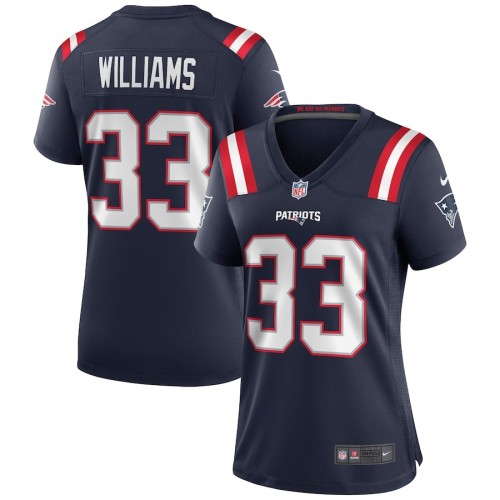 Women's New England Patriots Joejuan Williams Navy Game Jersey