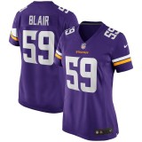Women's Minnesota Vikings Matt Blair Purple Game Retired Player Jersey