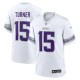 Men's Minnesota Vikings Dallas Turner White Alternate Game Player Jersey