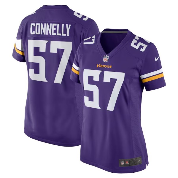 Women's Minnesota Vikings Ryan Connelly Purple Game Jersey