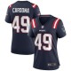 Women's New England Patriots Joe Cardona Navy Game Jersey
