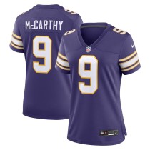 Women's Minnesota Vikings J.J. McCarthy Purple 2nd Alternate Player Game Jersey