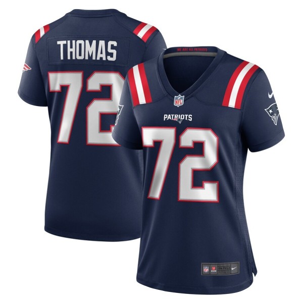 Women's New England Patriots Zach Thomas Navy Game Jersey