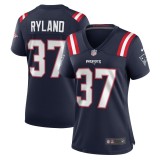 Women's New England Patriots Chad Ryland Navy Team Game Jersey