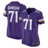Women's Minnesota Vikings Christian Darrisaw Purple Game Jersey