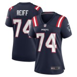 Women's New England Patriots Riley Reiff Navy Game Jersey