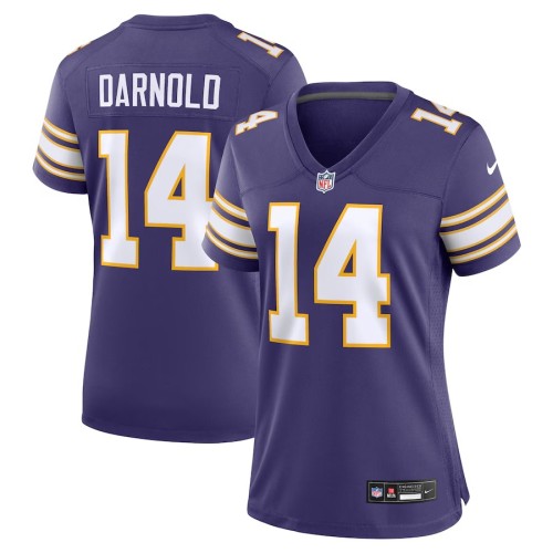 Women's Minnesota Vikings Sam Darnold Purple Alternate Game Jersey