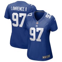 Women's New York Giants Dexter Lawrence II Royal Team Game Player Jersey