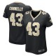 Women's New Orleans Saints Ryan Connelly Black Team Game Jersey
