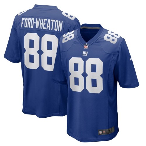 Men's New York Giants Bryce Ford-Wheaton Royal Team Game Jersey