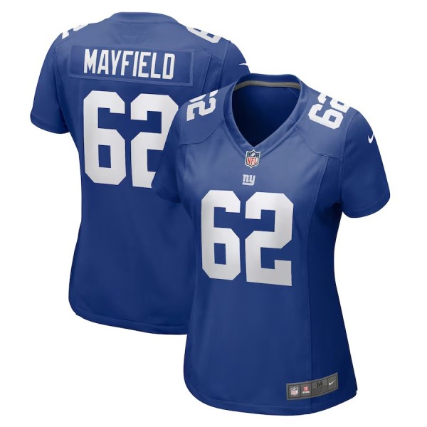 Women's New York Giants Jalen Mayfield Royal Game Jersey