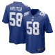 Men's New York Giants Casey Kreiter Royal Game Jersey