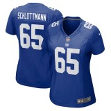 Women's New York Giants Austin Schlottmann Royal Game Jersey