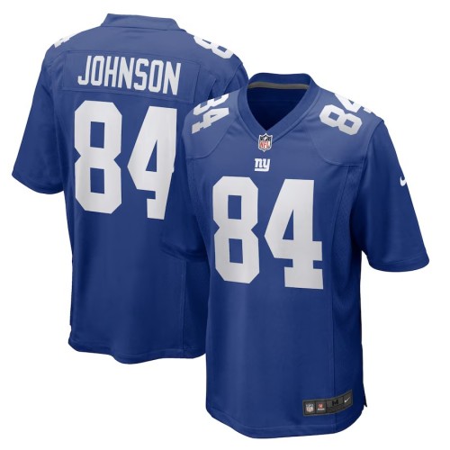 Men's New York Giants Marcus Johnson Royal Home Game Player Jersey