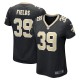 Women's New Orleans Saints DaMarcus Fields Black Game Player Jersey