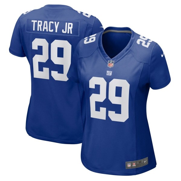 Women's New York Giants Tyrone Tracy Jr. Royal Game Jersey