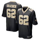 Men's New Orleans Saints Tommy Kraemer Black Team Game Jersey