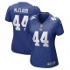 Women's New York Giants Nick McCloud Royal Game Player Jersey