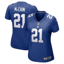 Women's New York Giants Bobby McCain Royal Women's Team Color Jersey