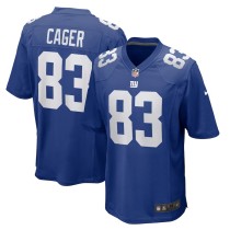 Men's New York Giants Lawrence Cager Royal Home Game Player Jersey