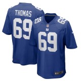Men's New York Giants Jaylon Thomas Royal Team Game Jersey