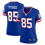 Women's New York Giants David Tyree Royal Classic Retired Player Game Jersey