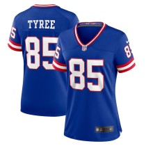 Women's New York Giants David Tyree Royal Classic Retired Player Game Jersey
